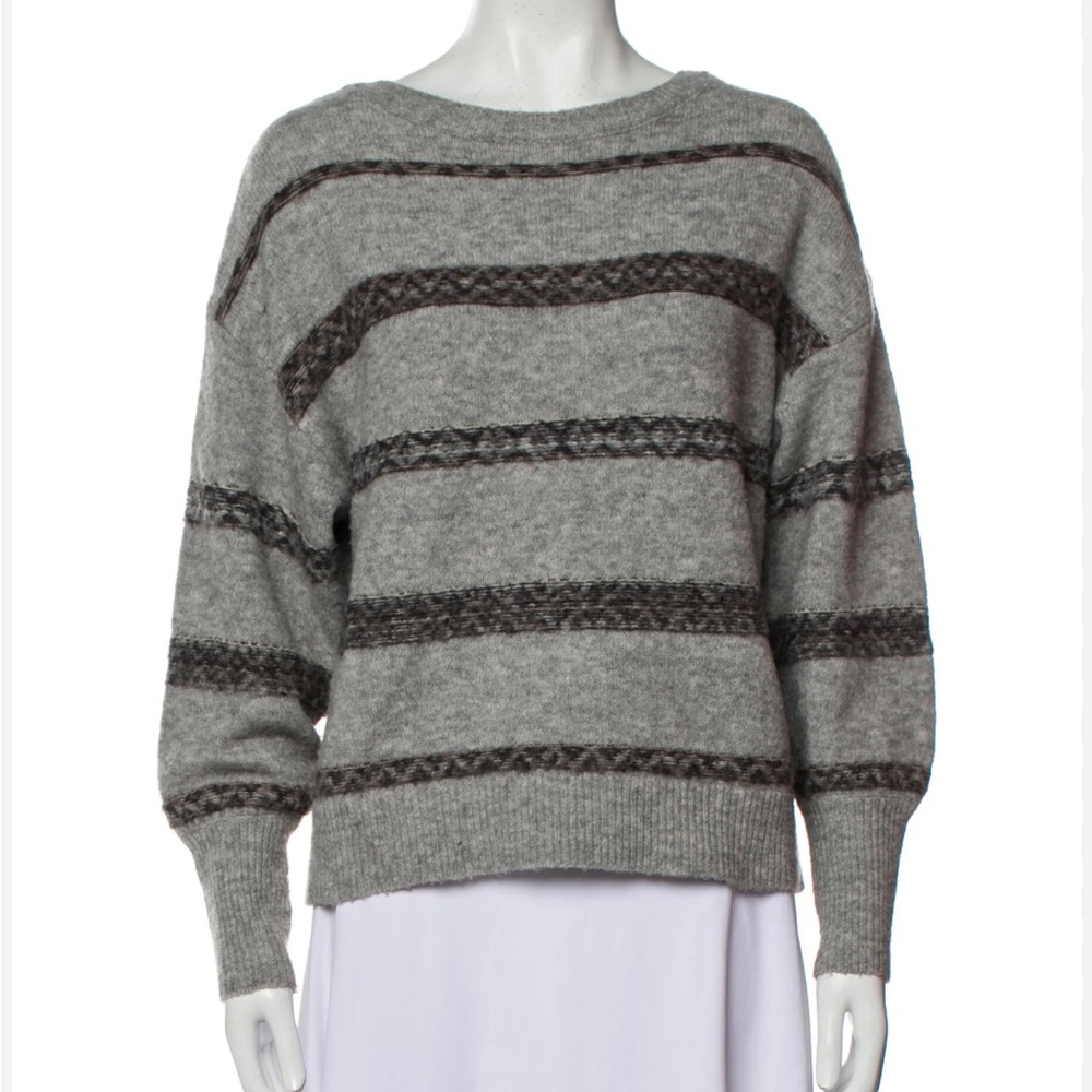 Cynthia Rowley
Striped Bateau Neckline Sweater